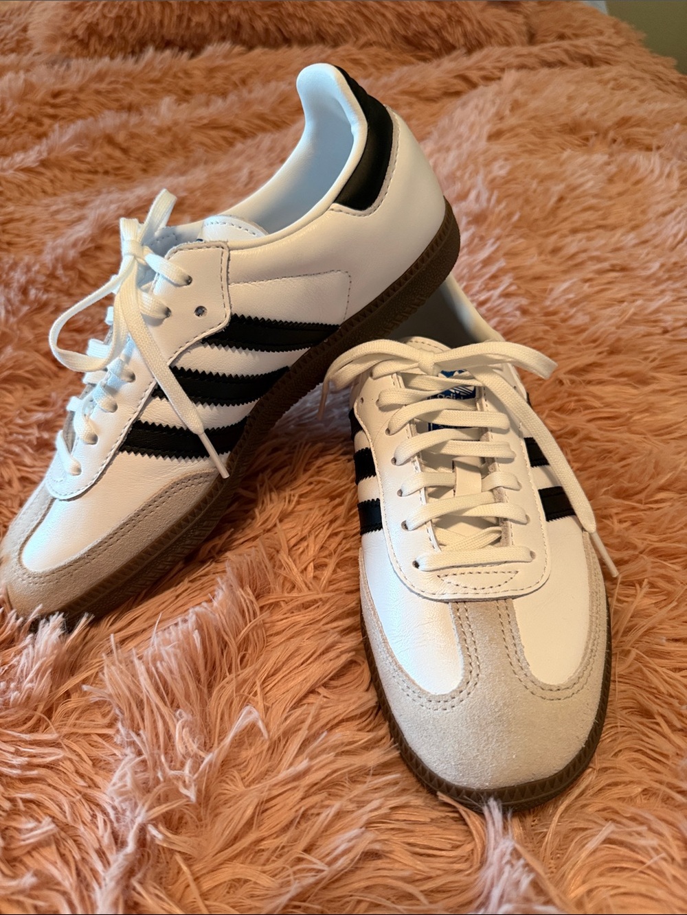 Adidas Sambas Womens Leather Sneakers